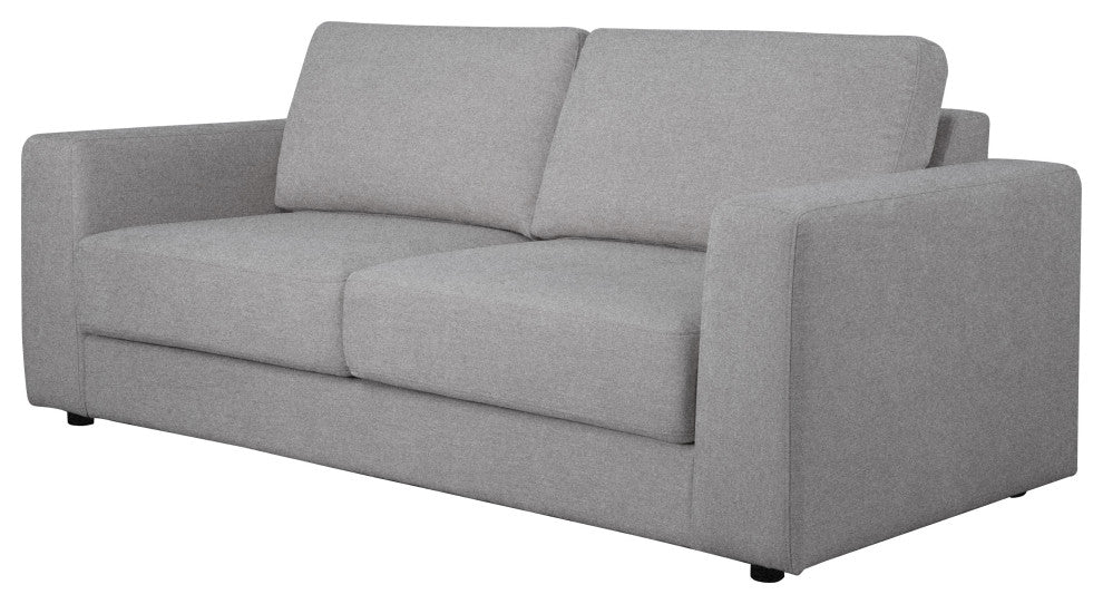 Elizabeth Stain-Resistant Fabric Sofa, Light Gray
