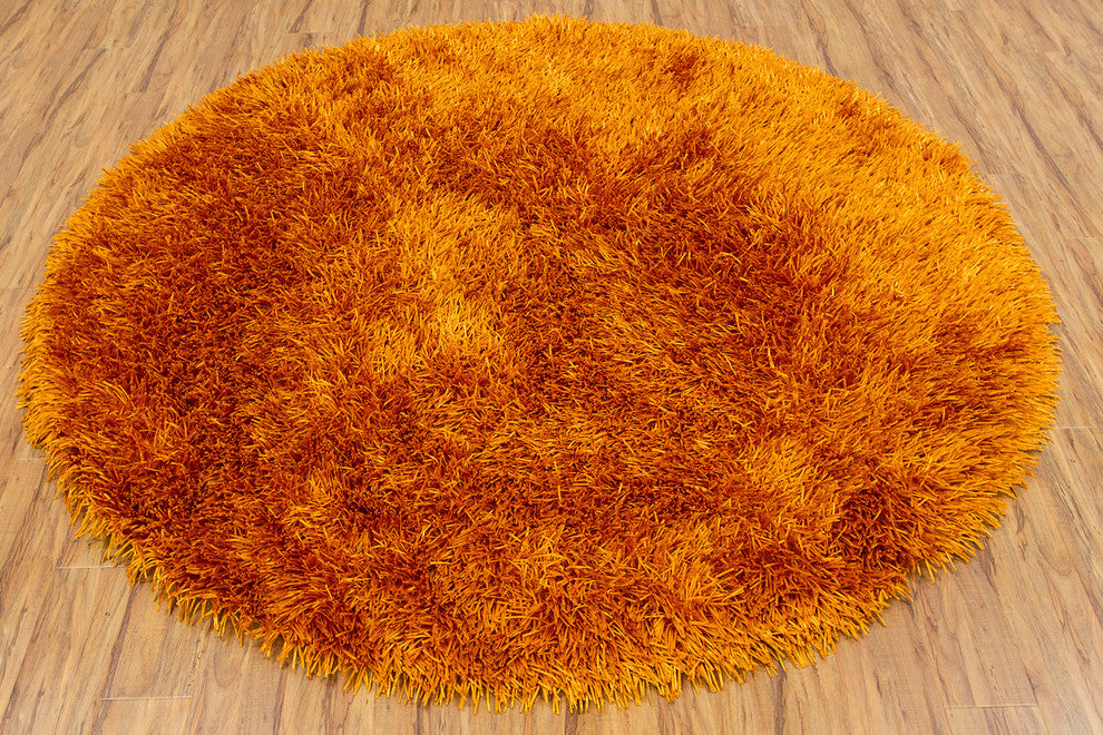 Tirish Contemporary Area Rug, 7'9" Round