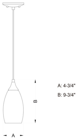 Milano 4.75" Mini Pendant Toffee Swirl Glass Satin Nickel