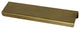 RCH Modern Stainless Steel Finger Edge Pull, Various Finishes (5 Pack), Brushed