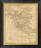 "North America, 1812" Framed Canvas Giclee by Aaron Arrowsmith, 22"x26"