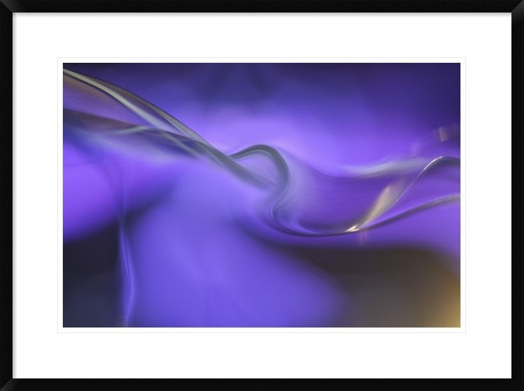 "Shapes Of Purple" Framed Digital Print by Heidi Westum, 32x24"