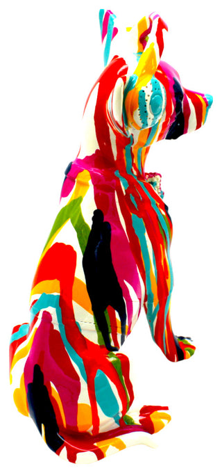 Interior Illusions Plus Graffiti Chihuahua With Headphone 10" Tall