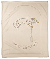Magic Crystals Hand 2 50"x60" Coral Fleece Blanket