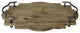 Petite Wooden Tray With Metal Handles