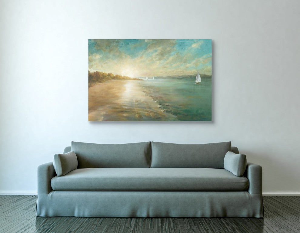 Epic Graffiti "Coastal Glow" Giclee Canvas Wall Art, 40"x60"