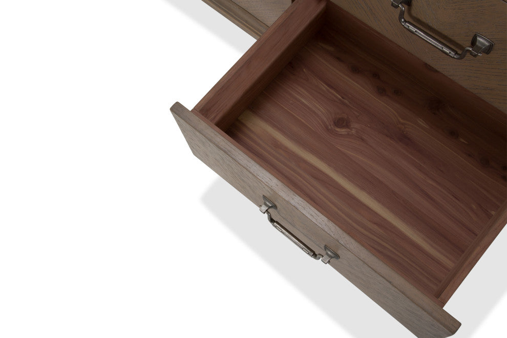 Tangier Coast Dresser With Mirror, Desert Sand