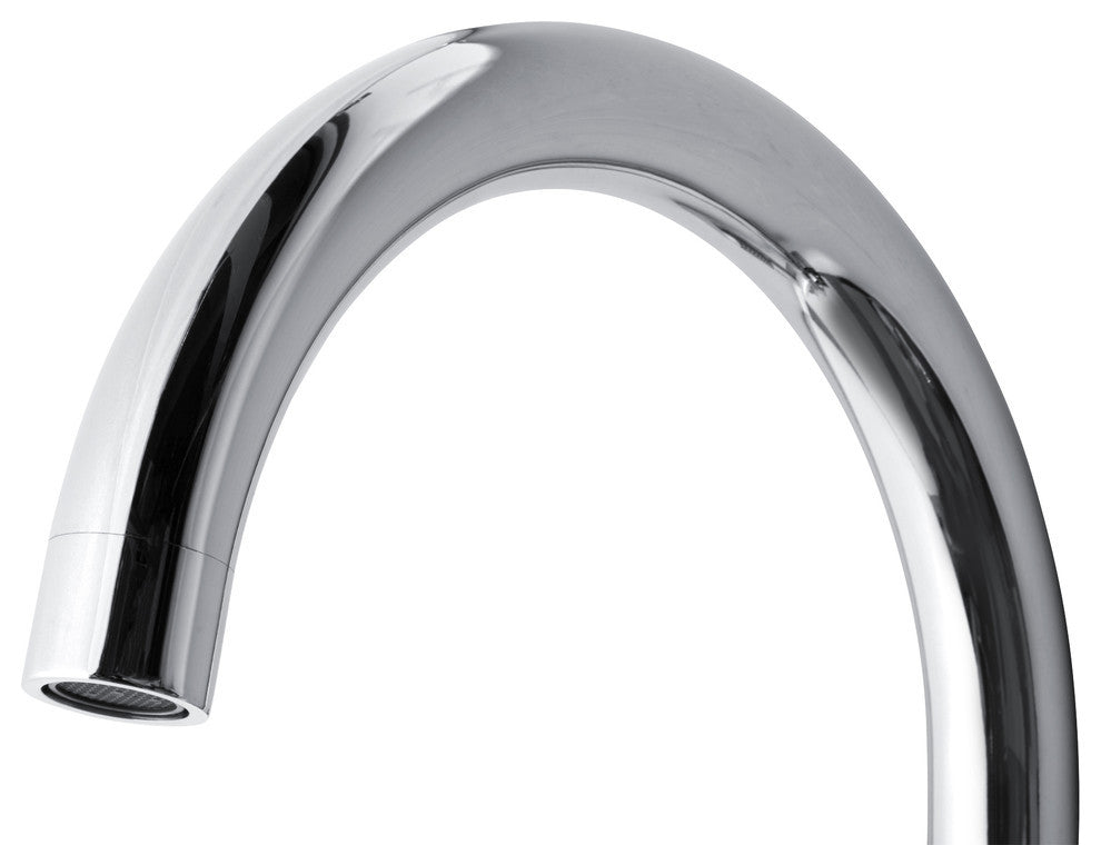 Chrome Freestanding Tub Filler with Diverter