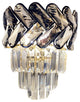 Luxury crystal wall light fixture for bedroom