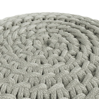 Nisi Round Knitted Outdoor/ Indoor Pouf