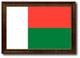 Madagascar Country Flag Canvas Print, 19"x27"