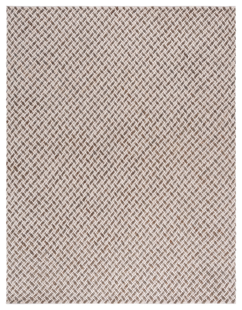 Safavieh Natural Fiber Couture Collection NFC104 Rug, Beige/Grey, 8'x10'