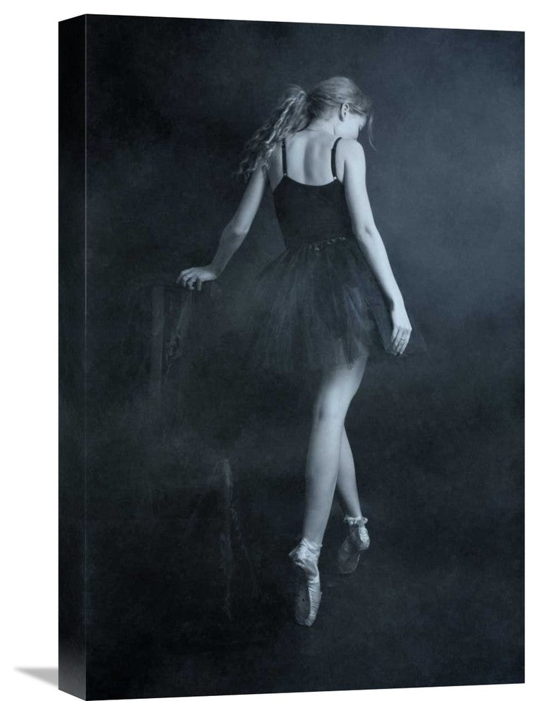 "On Tip Toes" Stretched Canvas Giclee by Olga Mest, 15x22"