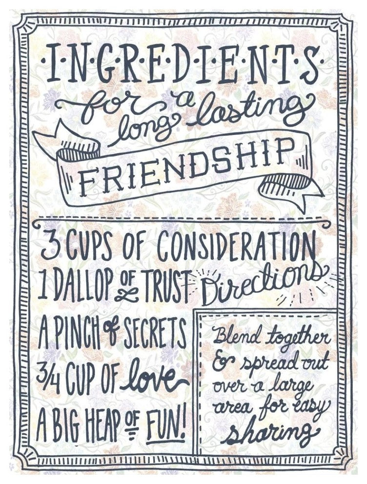 "Ingredients For Life Ditzy Floral IV" Paper Print by Mary Urban, 38"x50"