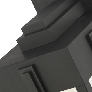 Black Art Deco, Sophisticated Outdoor Wall Lantern