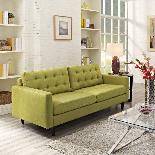 Modern Wheatgrass Empress Upholstered Sofa