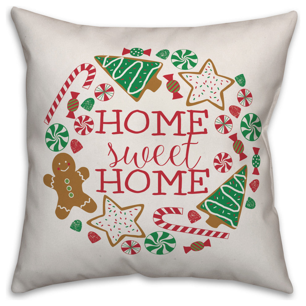 Home Sweet Home 20"x20" Throw Pillow
