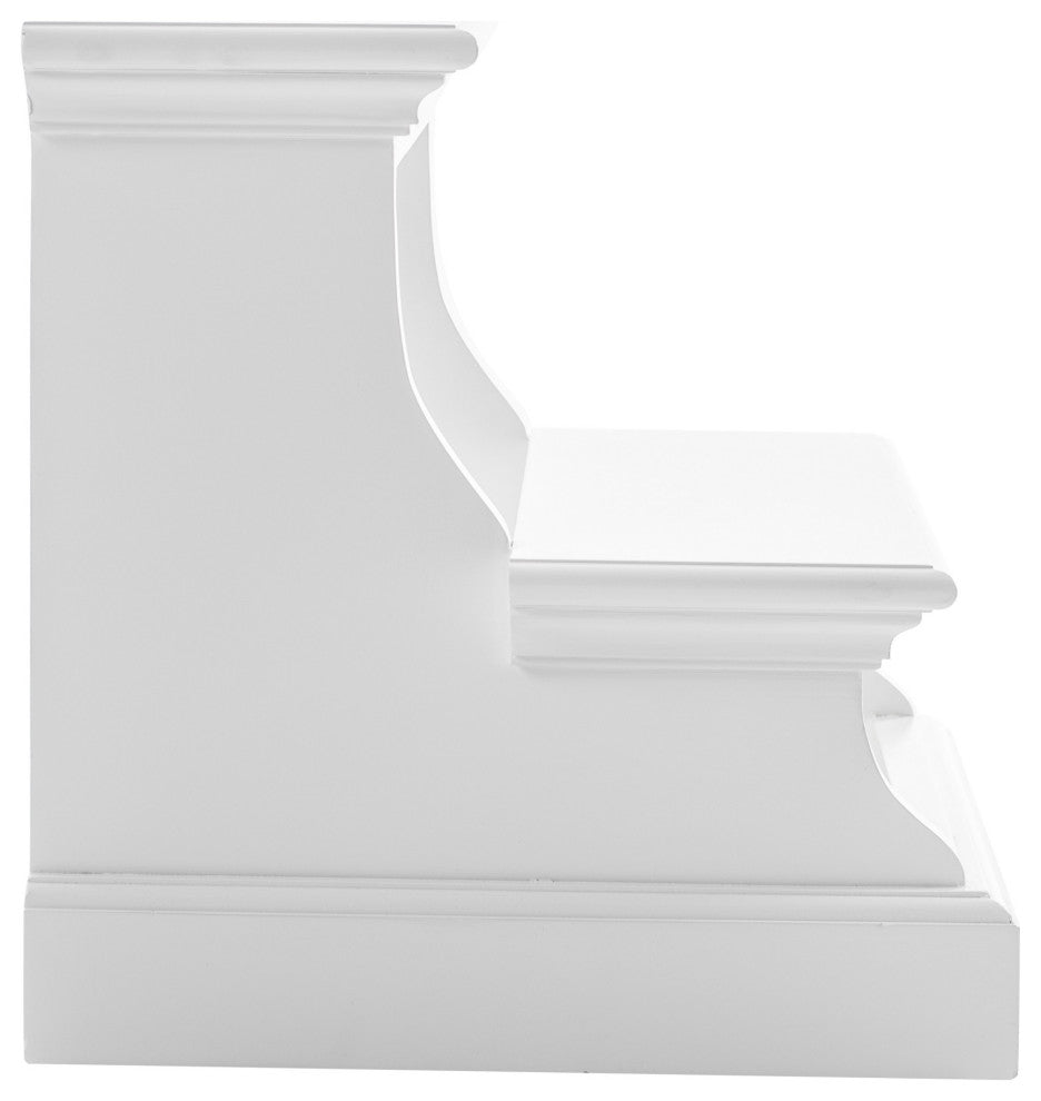 Classic White Bed Step