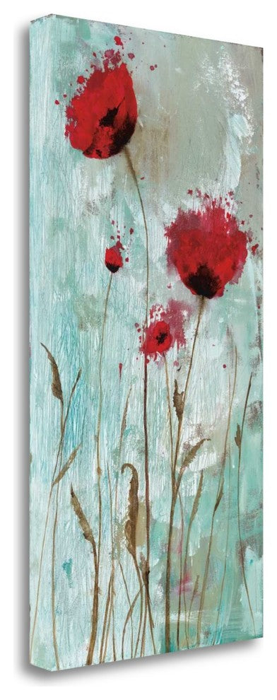 "Splash Poppies II" By Catherine Brink, Giclee Print on Gallery Wrap Canvas