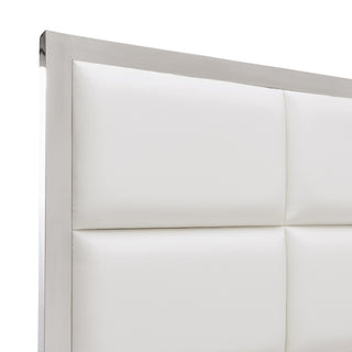 State St. Cal. King Short Panel Bed - Off White