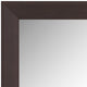 LaRue Framed Wall Mirror, Espresso, 36" X 54"