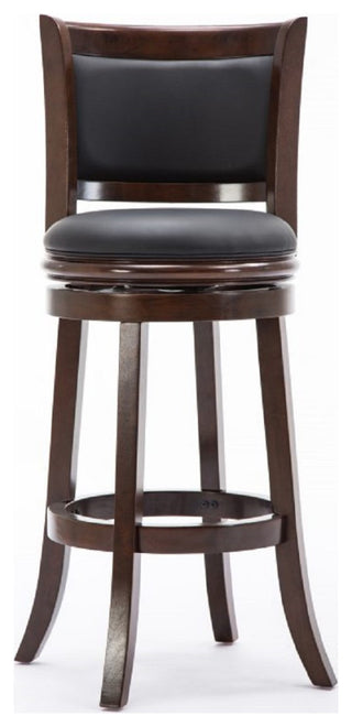 Augusta Swivel Bar Stool, Cappuccino