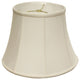 16" White Altered Bell Monay Shantung Lampshade
