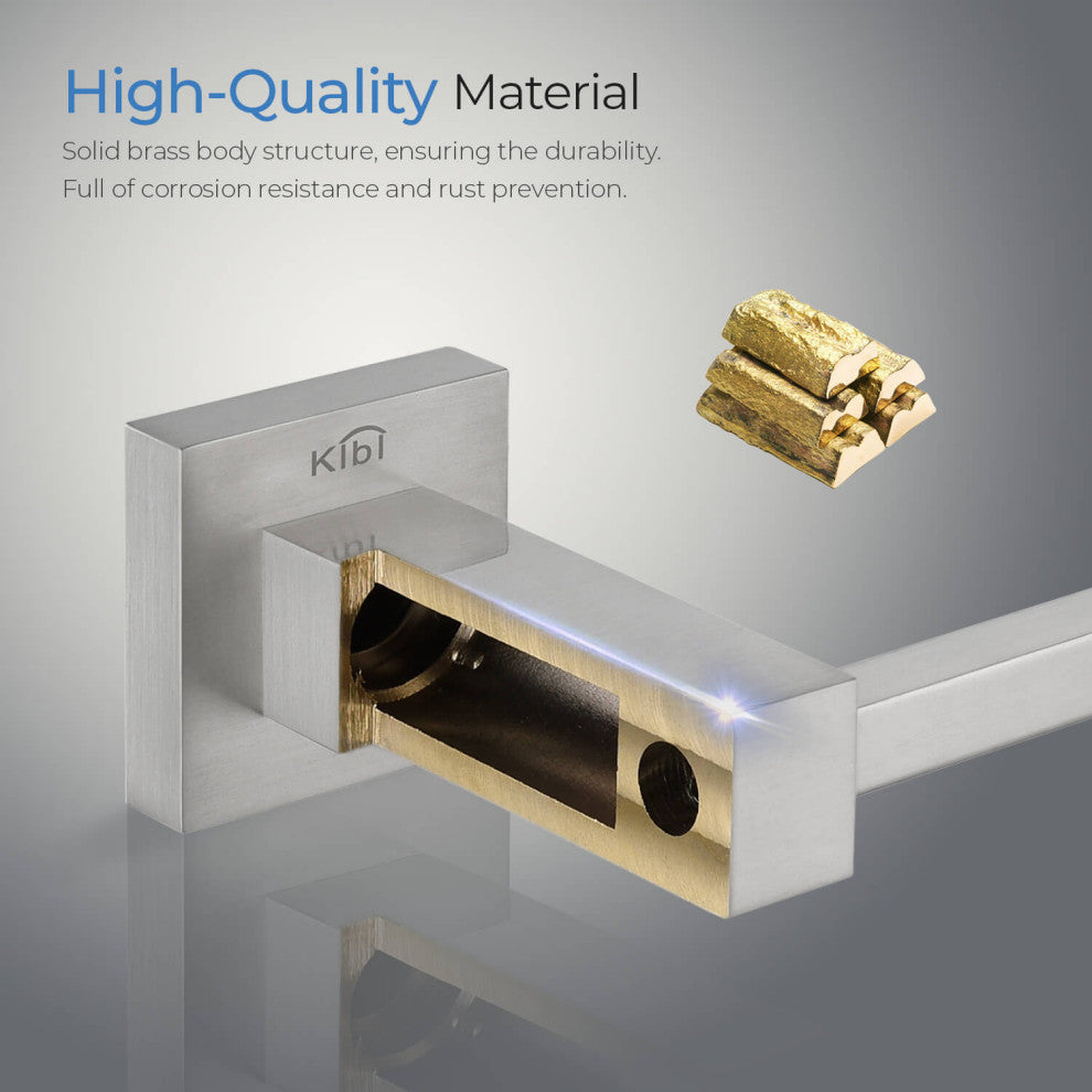Cube Bathroom Tissue Holder KBA1502, Brush Nickel