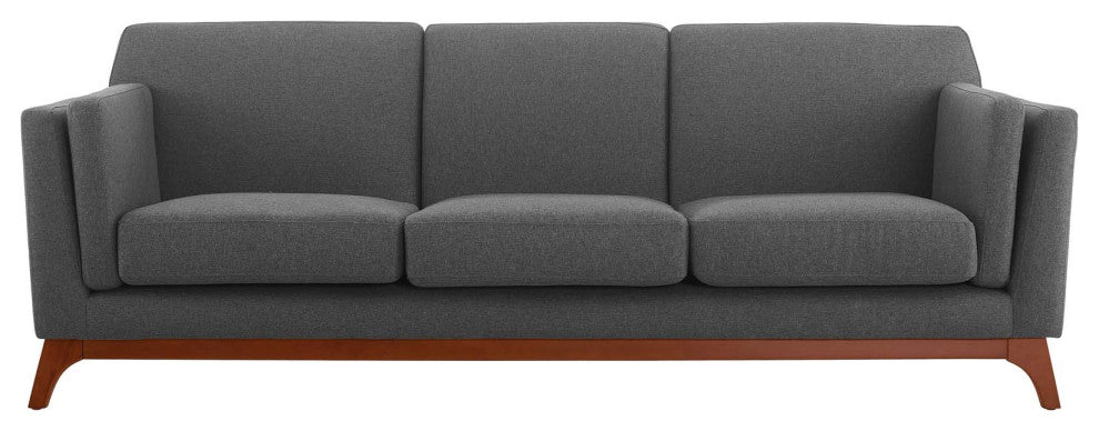 Gray Chance Upholstered Fabric Sofa