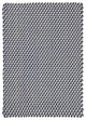 Dash & Albert Two-Tone Rope Navy/Ivory Indoor/Outdoor Rug, Blue, 6' x 9'