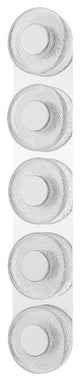 Pearl 5 Light Sconce, Steel