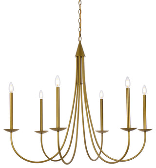 Chloe 42" Pendant, Brass