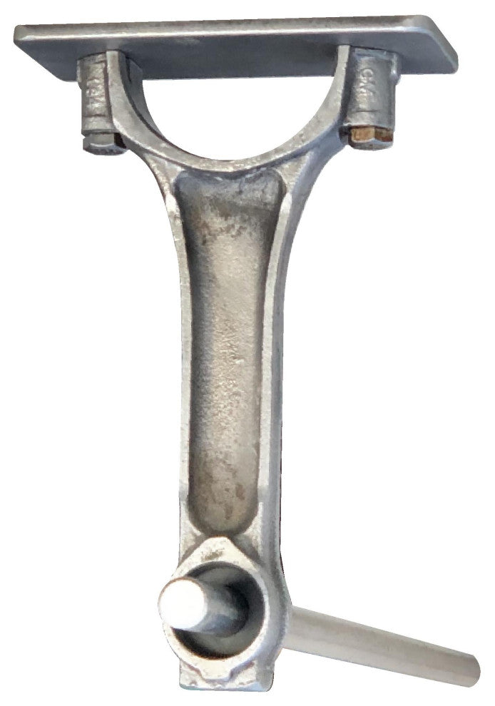 Piston Connector Rod Pot & Pan Hanger 34" (rustic & polished steel), Polished St