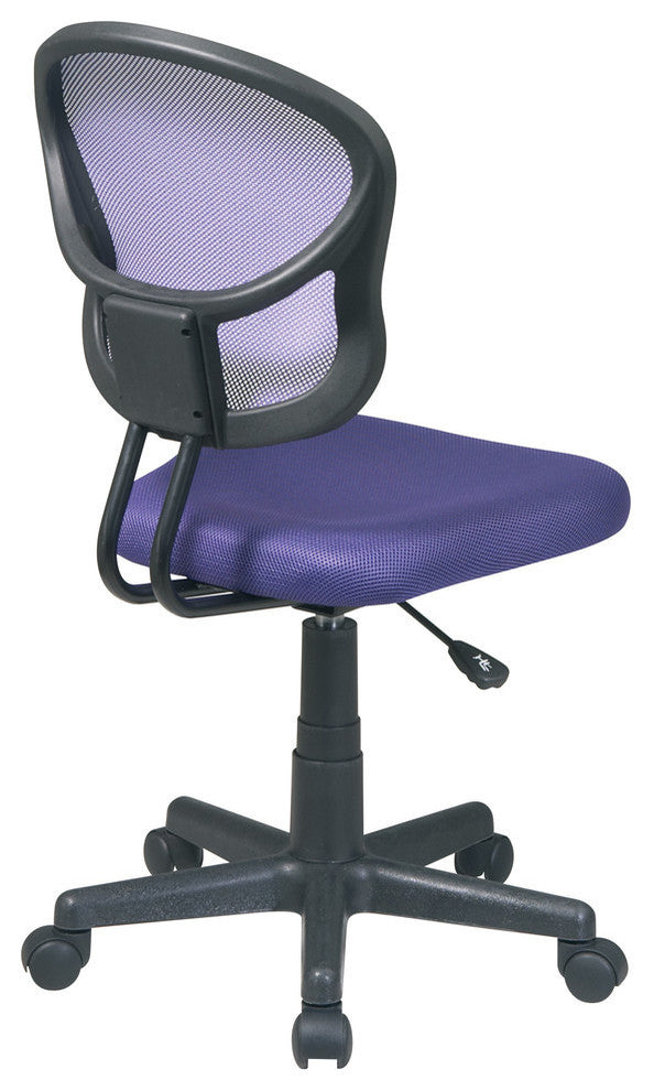 Mesh Task chair, Purple Fabric