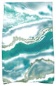 Remolina Geometric Print Hand Towel, Teal