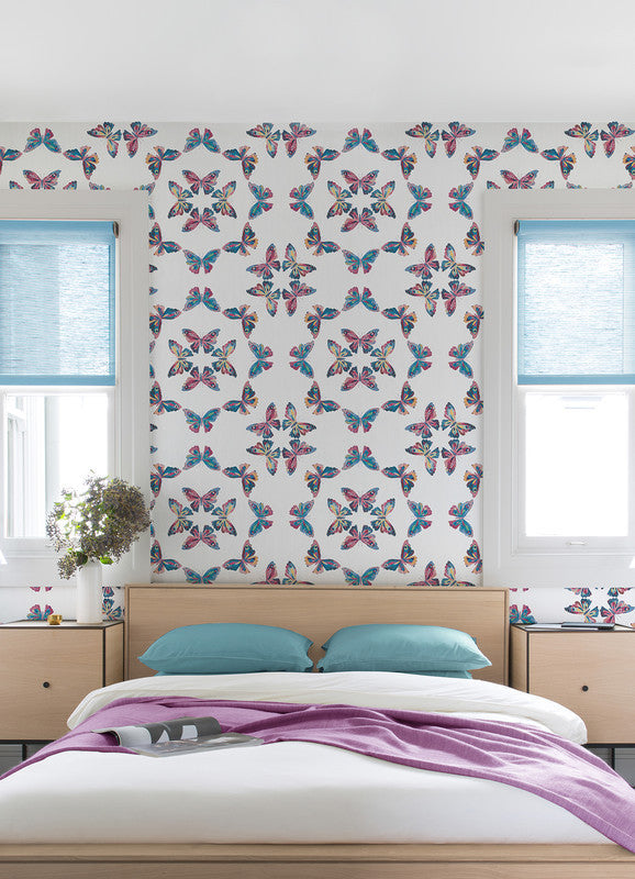 EttaVee Papillon Peel & Stick Wallpaper