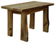 Autumnwood Table - Live Edge Blue Mountain Locust Collection, Mushroom Stain, 4 Foot