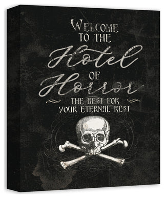 Hotel Of Horror 11x14 Canvas Wall Art