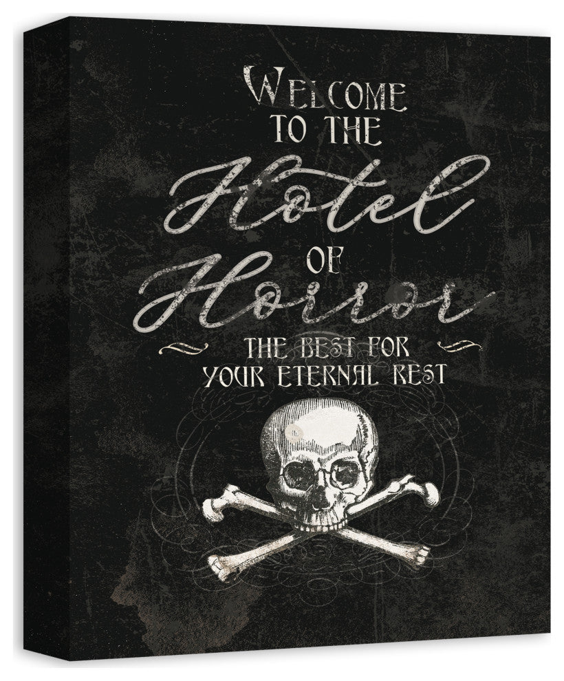 Hotel Of Horror 11x14 Canvas Wall Art