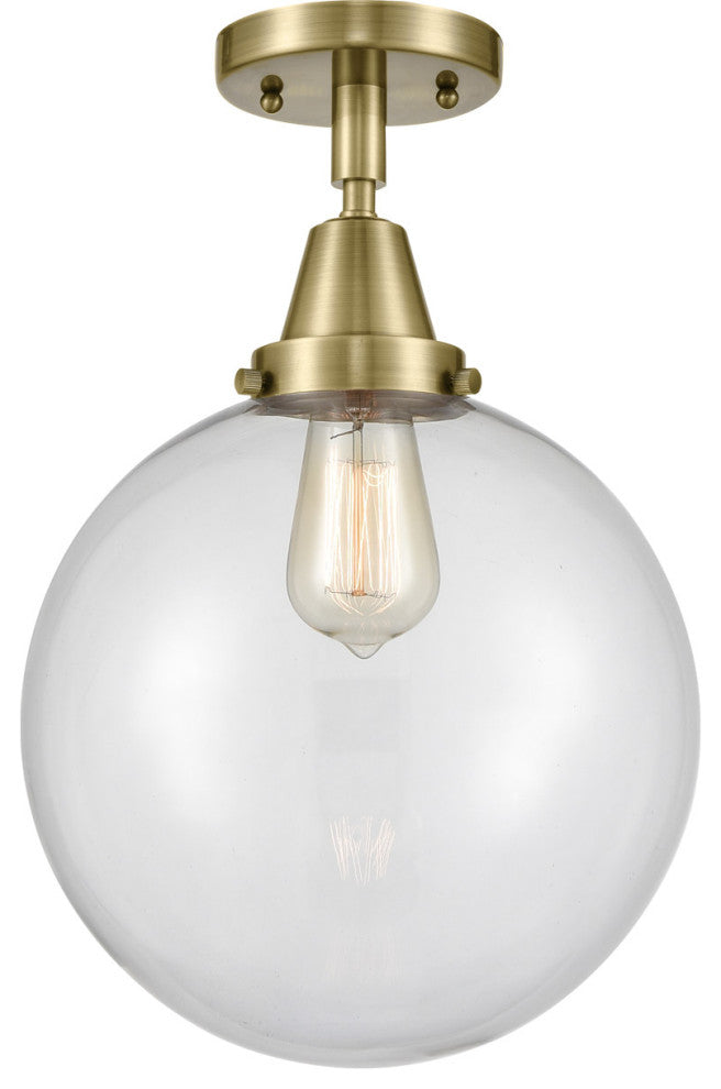 Innovations Lighting 447-1C-AB-G202-10-LED Beacon 1 Light 10" Flush Mount