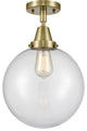 Innovations Lighting 447-1C-AB-G202-10-LED Beacon 1 Light 10" Flush Mount