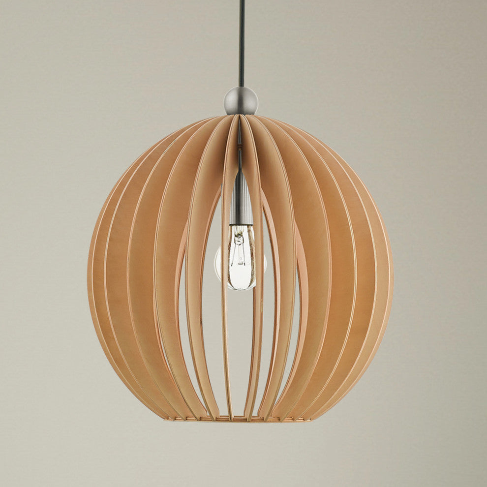 Livex Lighting Pendants 1 Light Brushed Nickel Pendant