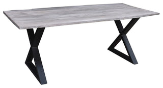 Gulf Coast Acacia Wood Dining Table, 79"