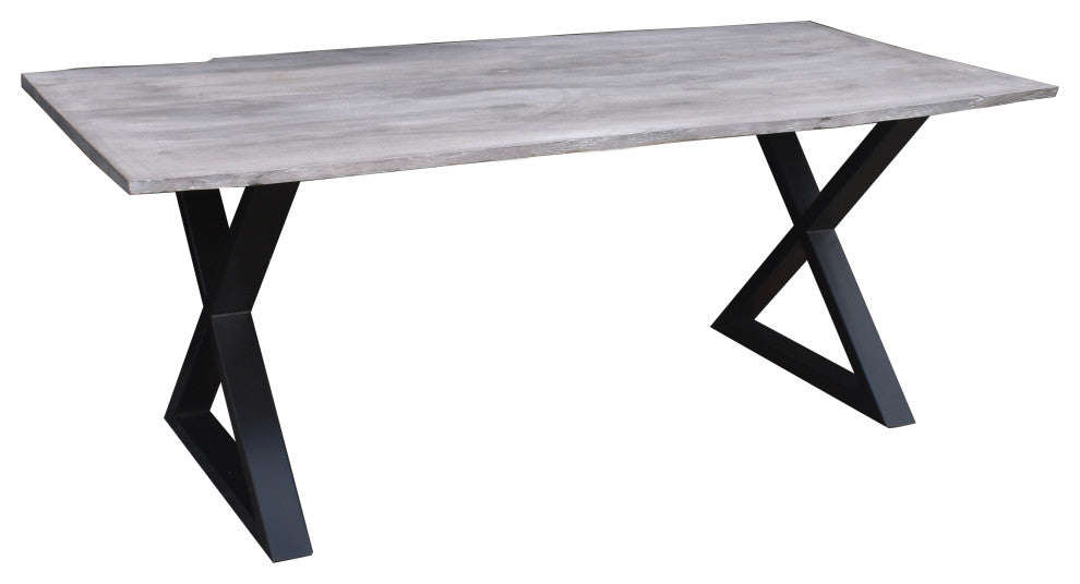 Gulf Coast Acacia Wood Dining Table, 79"