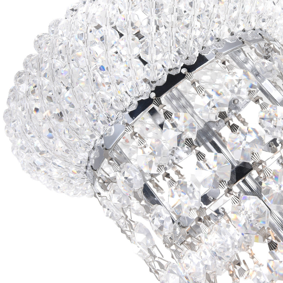 Empire 6 Light Table Lamp With Chrome Finish