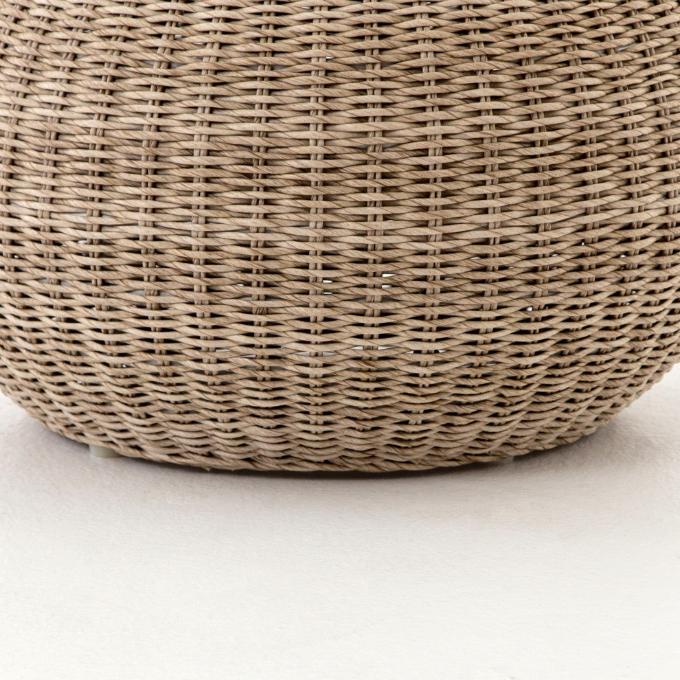 Phoenix Outdoor Accent Stool-Vintage Whi