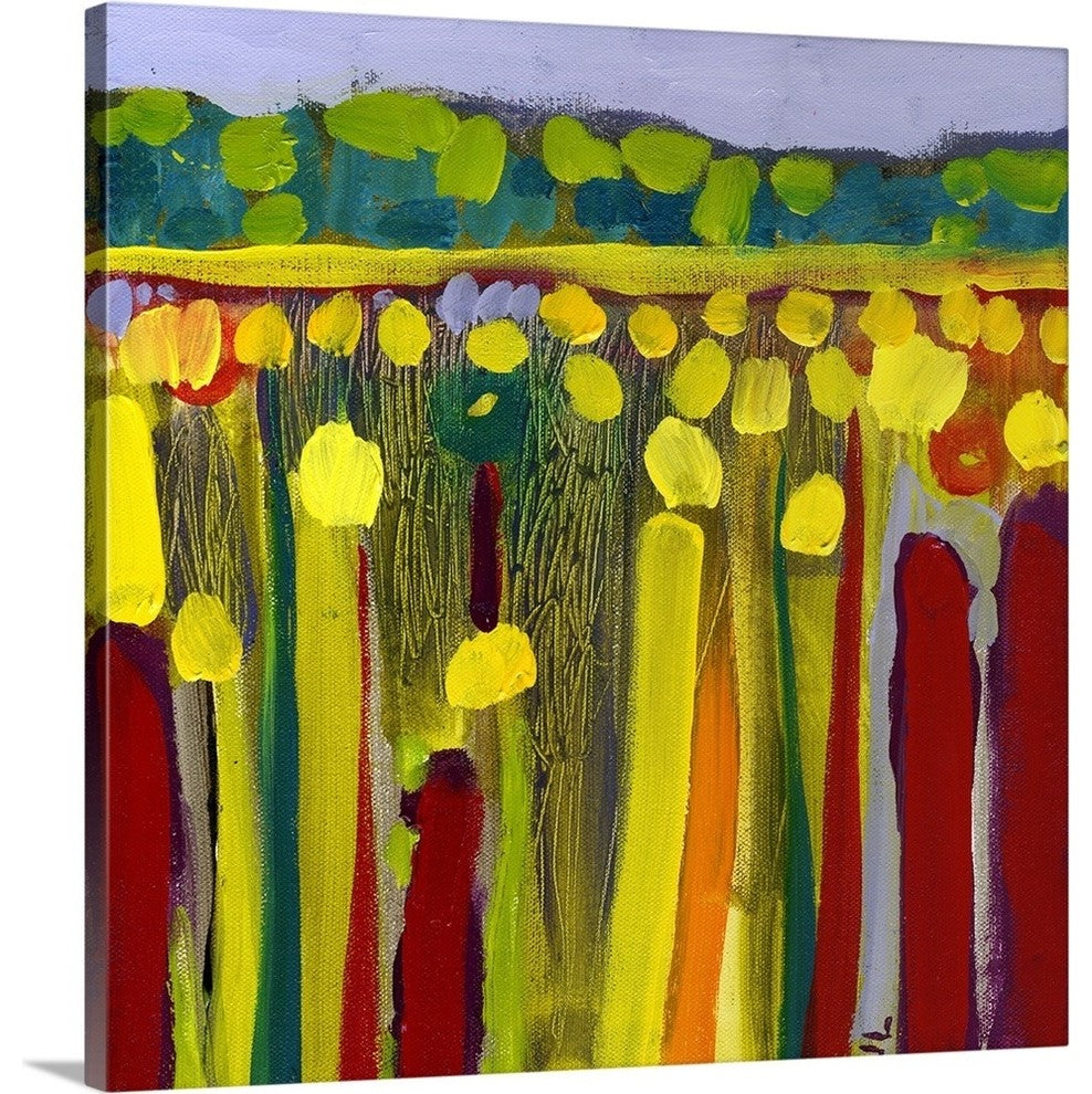 Skagit Fields No 3 Wrapped Canvas Art Print, 20"x20"x1.5"