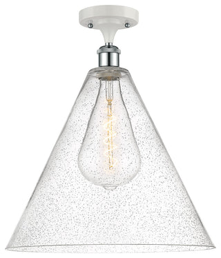 Innovations 516-1C-WPC-GBC-164-LED 1 Light Semi-Flush Mount