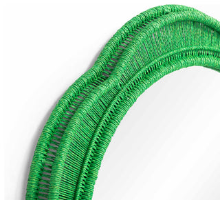 Zeva Wall Mirror, Green