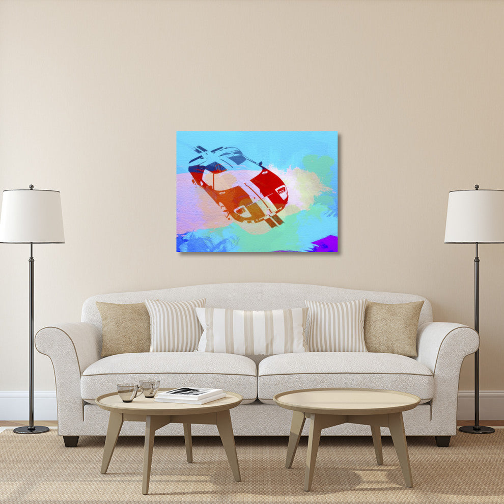 "Ford GT Watercolor" Fine Art Print